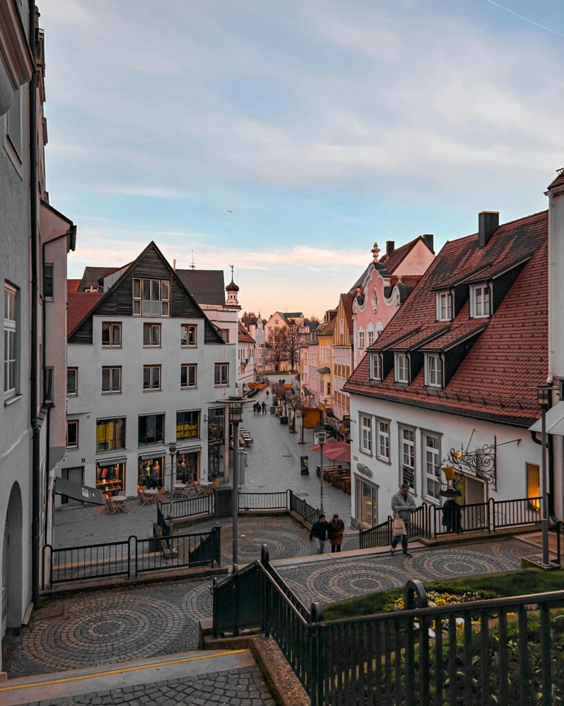 Ein Blick in die Innenstadt von Kempten